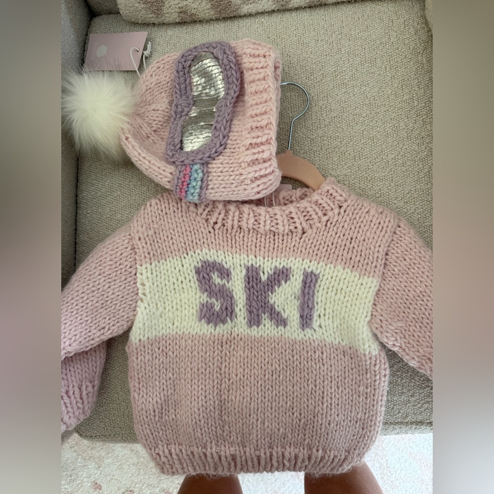 Blueberry Hill Ski Hat and Sweater
